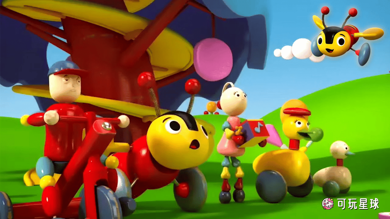 《Buzzy Bee》嗡嗡蜂巴帝英文版，全52集，1080P高清视频带中文字幕，百度网盘下载！ - 可玩星球-可玩星球