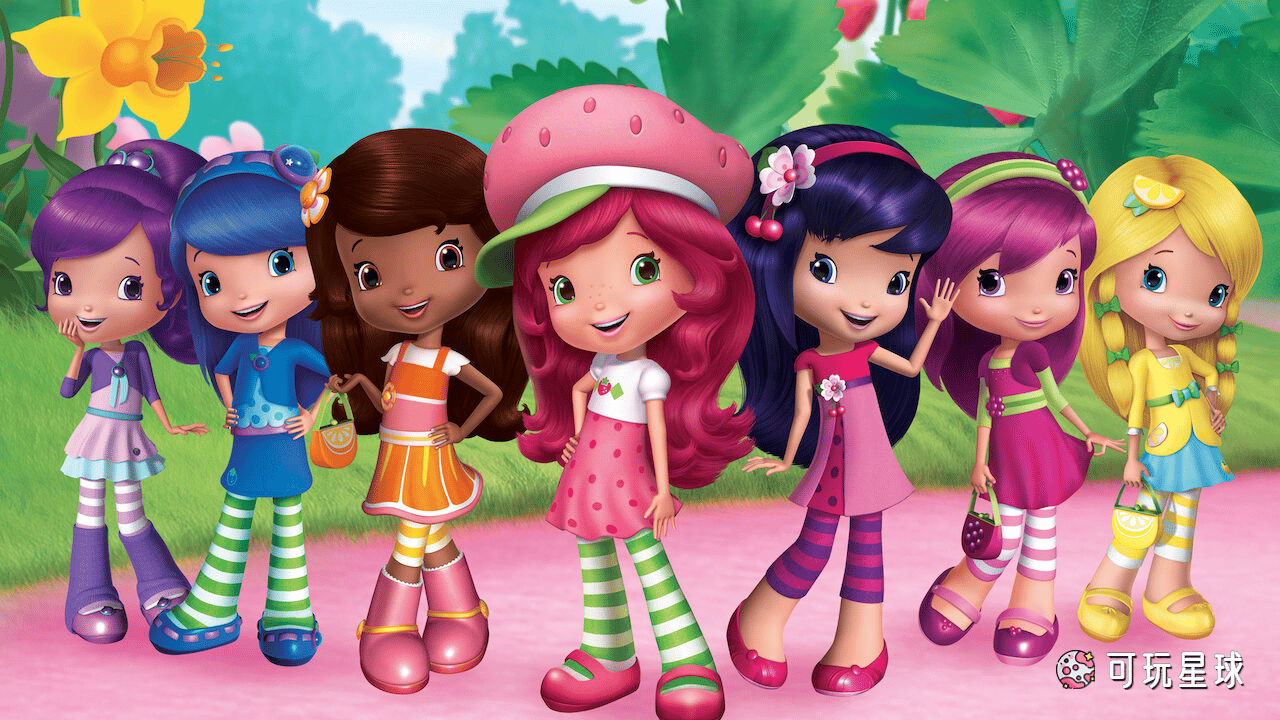 《Strawberry Shortcake’s Berry Bitty Adventures》草莓甜心:草莓乐园英文版，第1/2/3/4季，全52集，1080P高清视频带英文字幕，百度网盘下载！ - 可玩星球-可玩星球