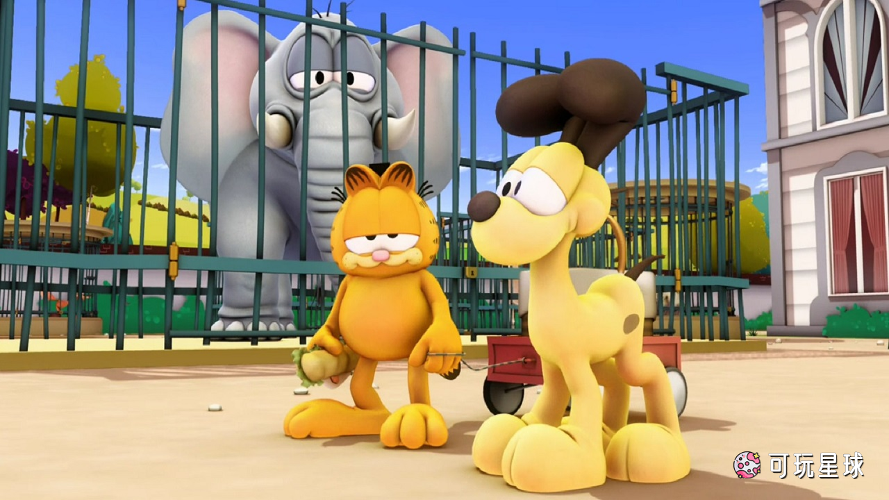 《The Garfield Show》加菲猫的幸福生活英文版，第1/2季，全104集，720P高清视频带英文字幕，百度网盘下载！ - 可玩星球-可玩星球